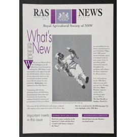 RAS News, March 1996