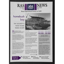 RAS News, September 1996
