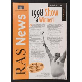 RAS News, August 1998