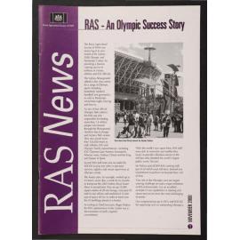 RAS News, November 2000