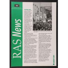 RAS News, August 2001