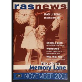 RAS News, November 2001
