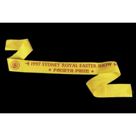 Fourth Prize Ribbon, 1997