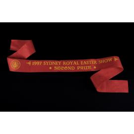 Second Prize Ribbon, 1997