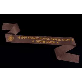 Sixth Prize Ribbon, 1997