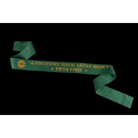 Fifth Prize Ribbon, 1998