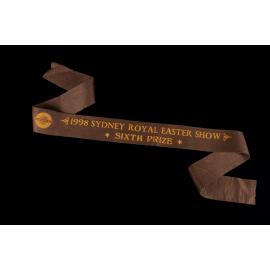 Sixth Prize Ribbon, 1998