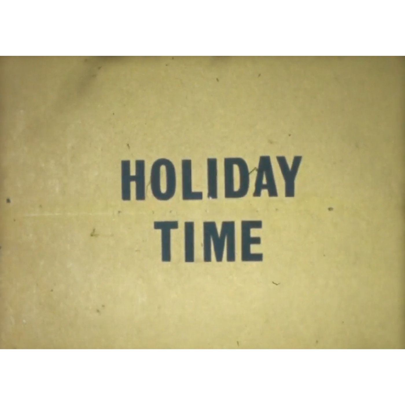 'Holiday Time', 1963