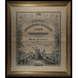 Certificate Awarded to John Booth for Farmer's Cow, 1879