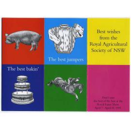 Greeting Card: Royal Easter Show 1995