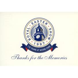 Postcard: Royal Easter Show 1997