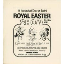 Advertising Royal Easter Show 1963