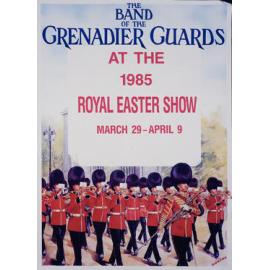 'The Band of the Grenadier Guards' Show Poster, 1985
