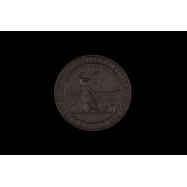 Medallion Awarded to MJE Smith for Needlework, 1879