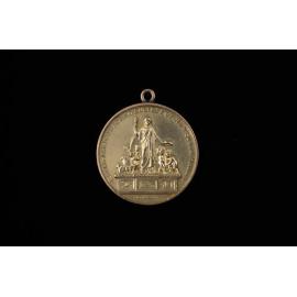 Medallion Awarded to McMillan for Most Successful Rider or Driver Trotting Events, 1934