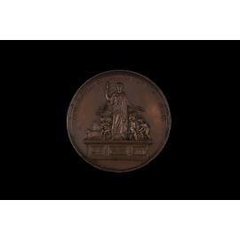Medallion Awarded to Angus Mackay for Specimen Grasses, 1877