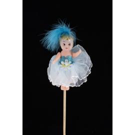 Blue Kewpie Doll on Stick, 2009