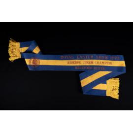 Reserve Junior Champion Ribbon, 1970