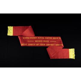 Second Prize for Four Dorset Horns Ribbon, 1994