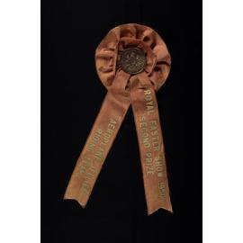 Riding Team Second Prize Rosette, 1950