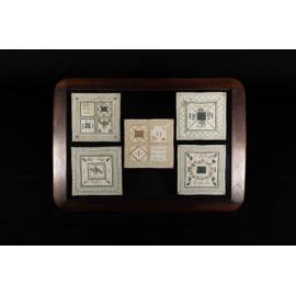 Framed Needlework Samplers by MJE Smith, 1879