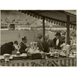Trophy Table in Main Arena, c.1940