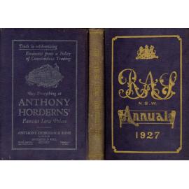 RAS Annual, 1927