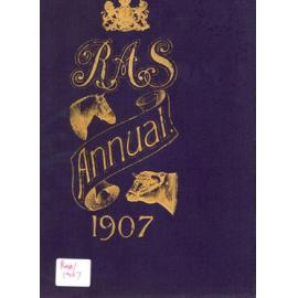 RAS Annual, 1907