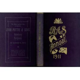 RAS Annual, 1911