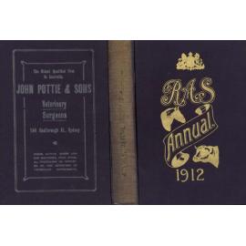 RAS Annual, 1912