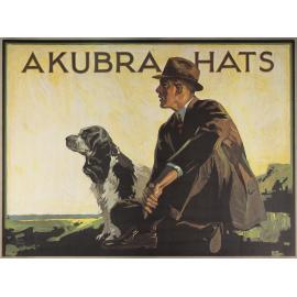 Akubra Hats Poster, c.1930s