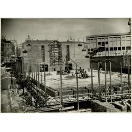 Commonwealth Pavilion under construction, 1937