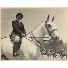 Emily Roach on Horseback, c.1920-1939