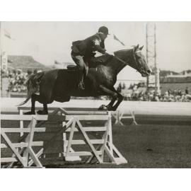 Emilie Roach Clearing a Jump, c.1950s
