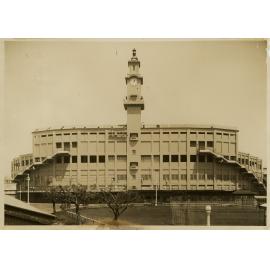 Grandstand and Clock Tower at Moore Park, 1933