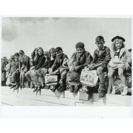 Group of Children with Showbags, c.1955