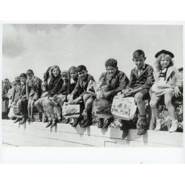 Group of Children with Showbags, c.1955