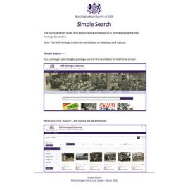 User Guide - Simple Search Methods