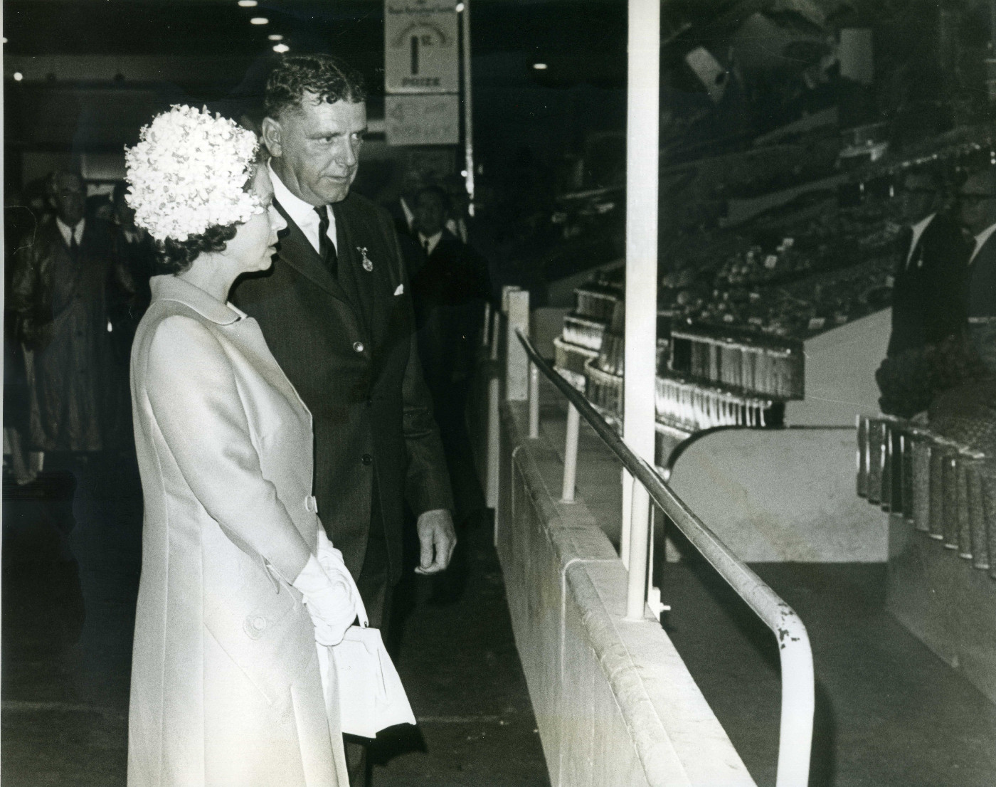 Queen Elizabeth visits the 1970 Sydney Royal Easter Show.